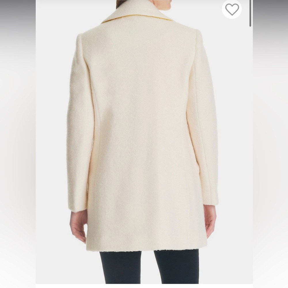 Kate Spade cream coat (size S) - Picture 2 of 3